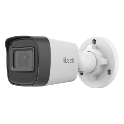 HiLook Series / Bala IP 2 Megapixel (1080p) / Lente 2.8 mm / 20 mts IR / Exterior IP67 / PoE / dWDR / H.265+ / ONVIF