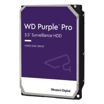 Disco Duro Purple Pro de 10 TB / 7200 RPM / Optimizado para Soluciones de Videovigilancia con Analiticos (Meta Data) / Uso 24-7 / 5 Años de Garantia