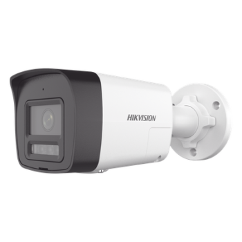 [PROTECCIÓN ACTIVA] Bala IP 4 Megapixel / Lente 2.8 mm / Dual Light (30 mts IR + 20 mts Luz Blanca)  / Audio de Dos Vías /  Luz Intermitente y Alerta de Audio / Micrófono Integrado / ACUSENSE Lite / Exterior IP67 / H.265 / PoE
