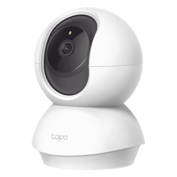 Cámara de Seguridad Doméstica Tapo C210 / 2K (2304 × 1296) / Seguimiento Automático 360° / Detección de Personas y Llanto de Bebé / Visión Nocturna 12 m (40 ft) / Audio Bidireccional / Almacenamiento mic