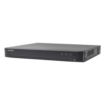 [Audio Bidireccional] DVR 32 Canales TurboHD + 8 Canales IP / 5 Megapixel Lite - 3K Lite / Acusense / Reconocimiento Facial  / Audio por Coaxitron / 2 Bahías de Disco Duro / H.265+ / Salida de Video en Full HD