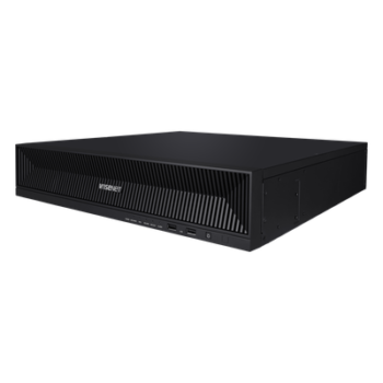 NVR de 16 canales / 32MP / Hasta 4 Discos Duros / Switch PoE+ 16 puertos / Wisenet P2P / H.265 & WiseStream