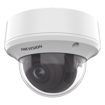 Domo TURBOHD 5 Megapixel / Lente Motorizado 2.7 - 13.5 mm / IR EXIR 40 mts / TVI-AHD-CVI-CVBS / IK10 / IP67 / dWDR / 12 Vcc / 24 VCA