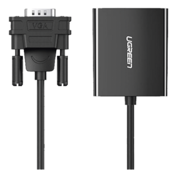 VGA Macho / Salida: HDMI Hembra / Resolución de 1080P@60Hz / Puerto Estéreo de 3.5 mm / Plug and Play, Sin Controlador / Longitud del Cable 15 cm (5.91 Pulgadas). / Incluye Cable de Alimentación USB / Incluye Cable de Audio de 3.5mm.