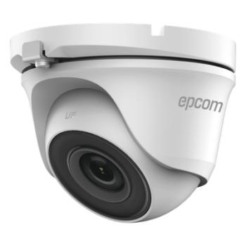 Turret TURBOHD 5 Megapíxel / 85° de Visión / Lente 2.8 mm / Exterior IP66 / IR EXIR 20 mts / TVI-AHD-CVI-CVBS / Metal
