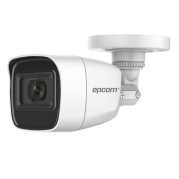 AUDIO POR COAXITRON / Bala TURBOHD 2 Megapixel (1080p) / Gran Angular 106° / Lente 2.8 mm / 25 mts IR EXIR / Exterior IP66 / 4 Tecnologías / dWDR