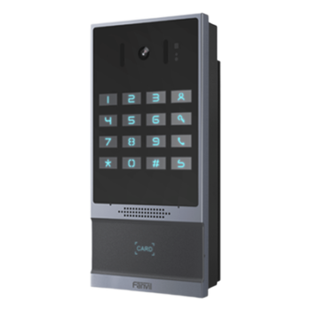 Videoportero SIP / 2 Megapixel / IP66 e IK07 / Teclado Iluminado / 10,000 Tarjetas RFID / PoE / 2 Relevadores