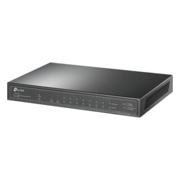 Switch de escritorio PoE+, no Administrable 8 puertos 10/100/1000 Mbps + 1 puertos 10/100/1000 Mbps (Uplink) + 1 puerto SFP, 63W