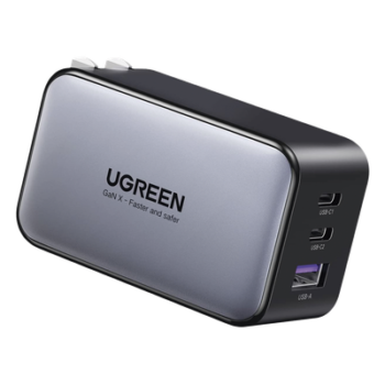 Cargador de 65W serie Nexode | 3 Puertos de Carga Rápida | 2 USB-C | 1 USB-A | Tecnología GaN II | Power Delivery 3.0 | Quick Charge 4.0 | Chip Confiable y Carga Inteligente | Optimiza la Experiencia de Carga | Carcasa Ignifuga