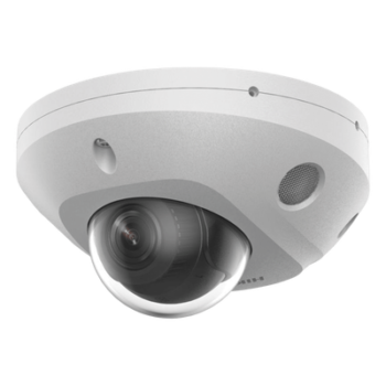 [Dual Light + 2 Micrófonos Integrados] Mini Domo IP 4 Megapixel / Lente 2.8 mm / 30 mts Luz Blanca + 30 mts IR / ACUSENSE / Exterior IP67 / IK08 /  WDR 120 dB / PoE / ONVIF / MicroSD / ACUSEEK