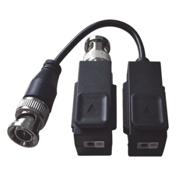 Kit de Transceptor (Balluns) TURBOHD con Boton Push / Hasta 8 MP (4K) / 100% Cobre / Soporta HD-TVI / AHD / CVI / CVBS / Audio por Coaxitron / Datos para Menu de Configurar de Cámaras