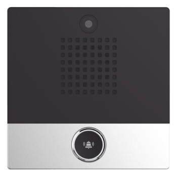 Intercomunicador IP de Video / HD 720p / 1 Botón / 2 Líneas SIP / PoE 802.3af / IP54 / Relé Integrado