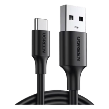 Cable USB-A a USB-C | 1 Metro | Carga y Sincronización de Datos | Carga Rápida 60W | Datos 5 Gbps | QC 3.0/2.0 | FPC | AFC | Protección Integrada | Duradero y Flexible| Caja ABS | Cubierta de TPE | Color Negro.