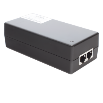 Inyector Hi-PoE 60 W Gigabit / Alimenta Equipos PoE 802.3 af Hasta 15W - PoE at Hasta 30W - PoE bt Hasta 60W / Instalación Para Interior / Alcance de Hasta 100 metros / Plug and Play / No se Necesita Configurar