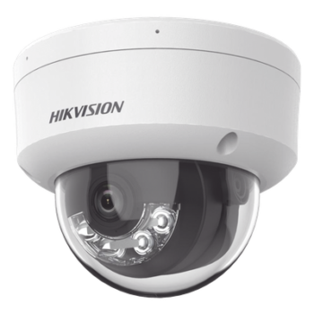 [Dual Light + 2 Micrófonos Integrados] Domo IP 2 Megapixel / Lente 2.8 mm / 30 mts Luz Blanca + 30 mts IR / ACUSENSE / Exterior IP67 / IK10 / WDR 120 dB / PoE / ONVIF / Micro SD / Metal / ACUSEEK