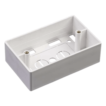 Caja de Pared Universal, Color blanco, Para montaje con Placas de Pared