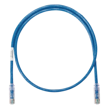 Cable de Parcheo UTP Categoría 6, con Plug Modular en Cada Extremo - 1 Metro (3.28 Pies) - Azul