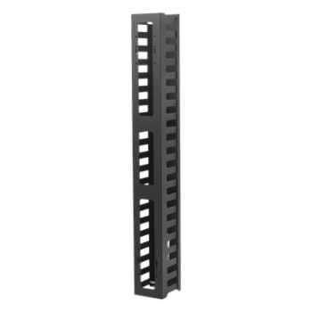 Organizador de Cable Vertical de 21 Unidades Rack Sencillo, Compatible con Racks Serie EIRL y EIQR