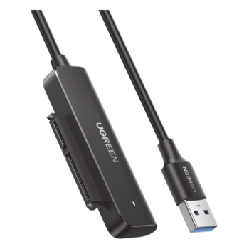 Cable Adaptador SATA a USB 3.0 | SATA 3.0/2.0 | Soporta HDD y SSD de 2.5" | Soporta S.M.A.R.T, TRIM, UASP | No Requiere Adaptador de Corriente | Cable 50 cm.