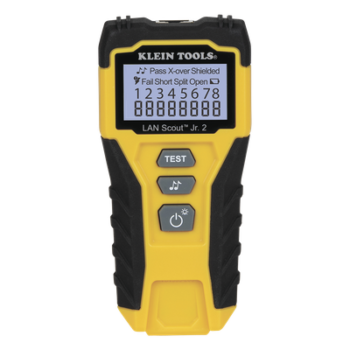 Tester  de Cable LAN Scout™ Jr. 2/ Para: Prueba aprobada/ Error de Cableado/ Falla de Circuito Abierto o Cortocircuito/ Par Dividido/ Blindaje.