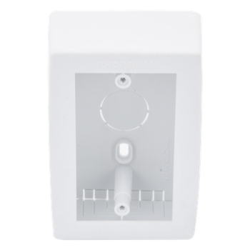 Caja de Registro Universal, Color Blanco de PVC Auto Extinguible (7902-02001)