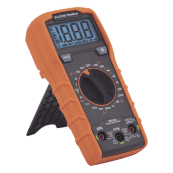Multímetro Digital con Selección Manual Rango 600V CAT III con Protección de Alerta LED del Cable de Prueba