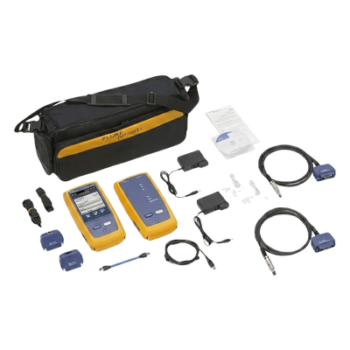 Certificador DSX-602 para Cable de Cobre Cat5e, Cat6 y Cat6A, Frecuencia de 500 MHz, Con WiFi Integrado y Pantalla LCD de 5.7 Pulgadas (14.48 cm), Versión Internacional