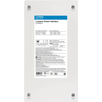 Interfaz de alimentación cableada para tira LED Lumaris, hasta 3 controladores inalámbricos, sistema RadioRA 3