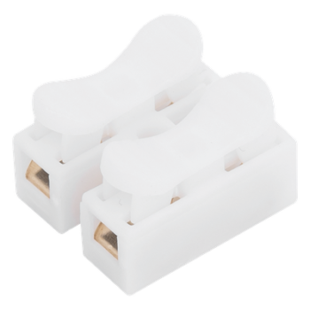 Conector tipo PUSH de 2 Contactos / Para una Conexión Rápida / Puentes de Cables
