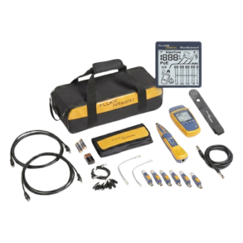 Kit Profesional de Verificador de Red MicroScanner2, para Comprobación de Redes de Voz, Datos y Video, con Pantalla LCD Retroiluminada