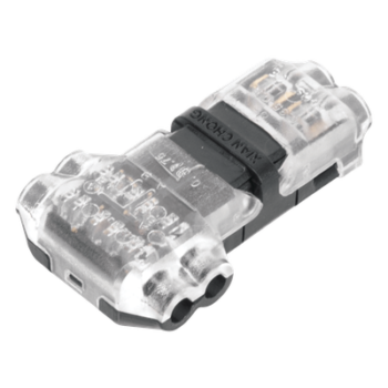 Conector en forma de T para 2 Contactos / Para una Conexión Rápida