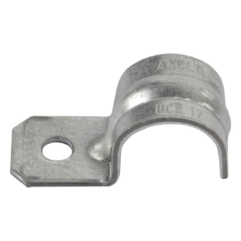Abrazadera tipo Uña para Tubo Conduit Pared Gruesa y Conduit PVC de 3/4 (19 mm).