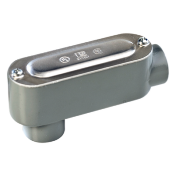 Caja Condulet tipo LB de 3/4" (19.05 mm) Incluye tapa y tornillos.