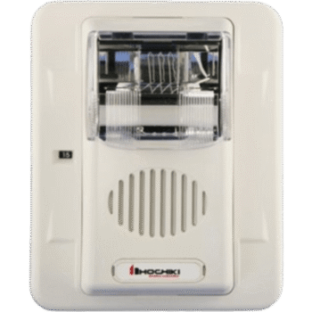 Sirena Estrobo, 24 Vcd, Multi-Candela 15 hasta 110 cd, Montaje En Pared, Color Blanco, Serie HEC3 (0500-06030)