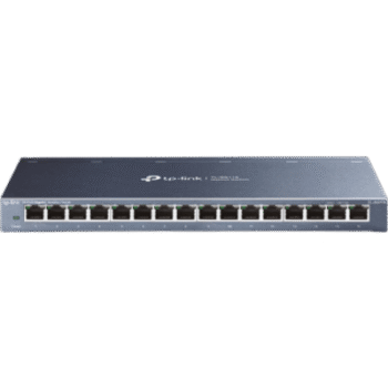 Switch Gigabit no administrable de 16 puertos 10/100/1000 Mbps para escritorio
