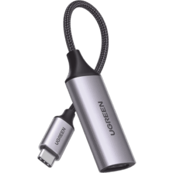 Cable Adaptador USB C a HDMI 4K@60Hz / Convertidor Thunderbolt 3 / Caja de Aluminio / HDMI V2.0 / 3D / Longitud del Cable 10 cm (3.94 Pulgadas)