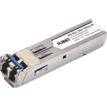 Transceptor Industrial, SFP de 10 G, Conector LC, Fibra Multimodo, Hasta 300 m, Soporta temperaturas de -40 a 85°C.