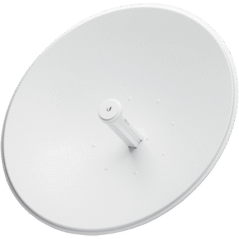 PowerBeam airMAX AC hasta 450 Mbps, frecuencia 5 GHz (5150 - 5875 MHz) con antena tipo plato de 29 dBi