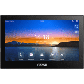 Monitor Audio/Video IP/SIP para interior, Wi-Fi, pantalla táctil de 7", Apertura remota