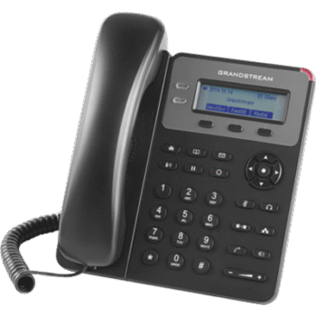 Teléfono IP SMB de 2 Líneas, 1 cuenta SIP con 3 teclas de función programables y conferencia de 3 vías. PoE