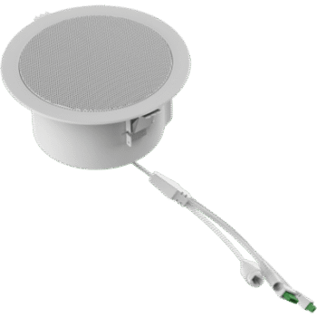 Altavoz de techo para voceo y paging, 2 líneas SIP, potencia de hasta 10W,  alimentación vía PoE
