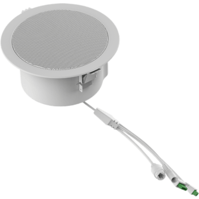 Altavoz de techo para voceo y paging, 2 líneas SIP, potencia de hasta 10W, alimentación vía PoE