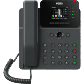 Teléfono IP Wi-Fi Empresarial,Bluetooth, 4 líneas SIP, pantalla a color 2.4", PoE, puertos Gigabit, conferencia local de 6 vías.