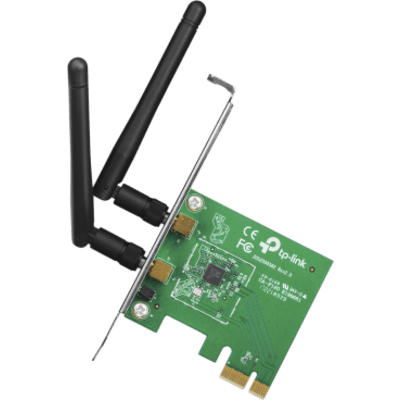 Adaptador Inalámbrico PCI Express N de 300Mbps / Tecnología MIMO / Cifrado WPA/WPA2 / Compatible con Windows