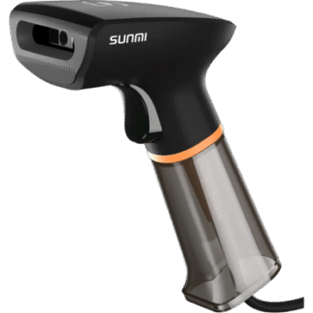 Escáner portátil 2D SUNMI / Sensor de imagen CMOS 640x480 / Precisión de lectura ≥3 mil / Código QR y EAN13 / Plug and Play / Resistente a caídas de 1,2 m / USB tipo A / Sistema operativo multiplataforma