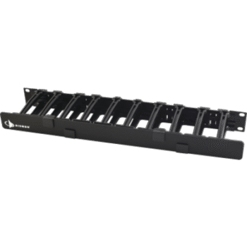 Organizador de Cable Horizontal RouteIT, Sencillo, Para Rack de 19in, 4in de profundidad, 1UR