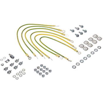 Kit de Accesorios de Tierra Física, Para Gabinetes ProLine, Incluye 6 Cables 12 AWG de 411 mm de Largo Con Terminaciones de Anillo y Accesorios de Montaje M6