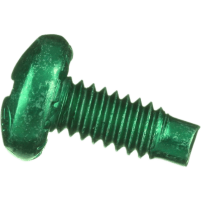Tornillo de Unión a Tierra, #12-24 x 1/2, Color Verde, Bolsa de 100 Piezas