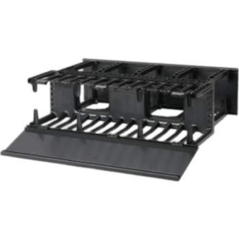 Organizador de Cables Horizontal NetManager, Doble (Frontal y Posterior), Para Rack de 19in, 3UR