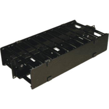 Organizador de Cable Horizontal RouteIT, Doble, Para Rack de 19in, 4in de profundidad, 2UR